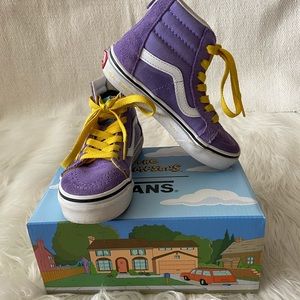 Lisa Simpson Sk8 hi Vans size 12